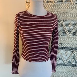 Hollister Long Sleeve Crop Top